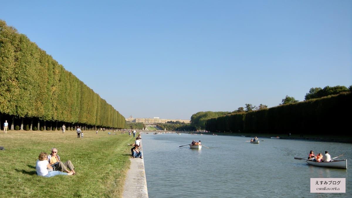 ベルサイユ宮殿と大運河