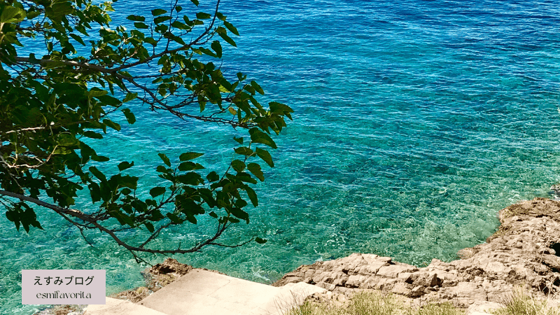 透明度の高いアドリア海